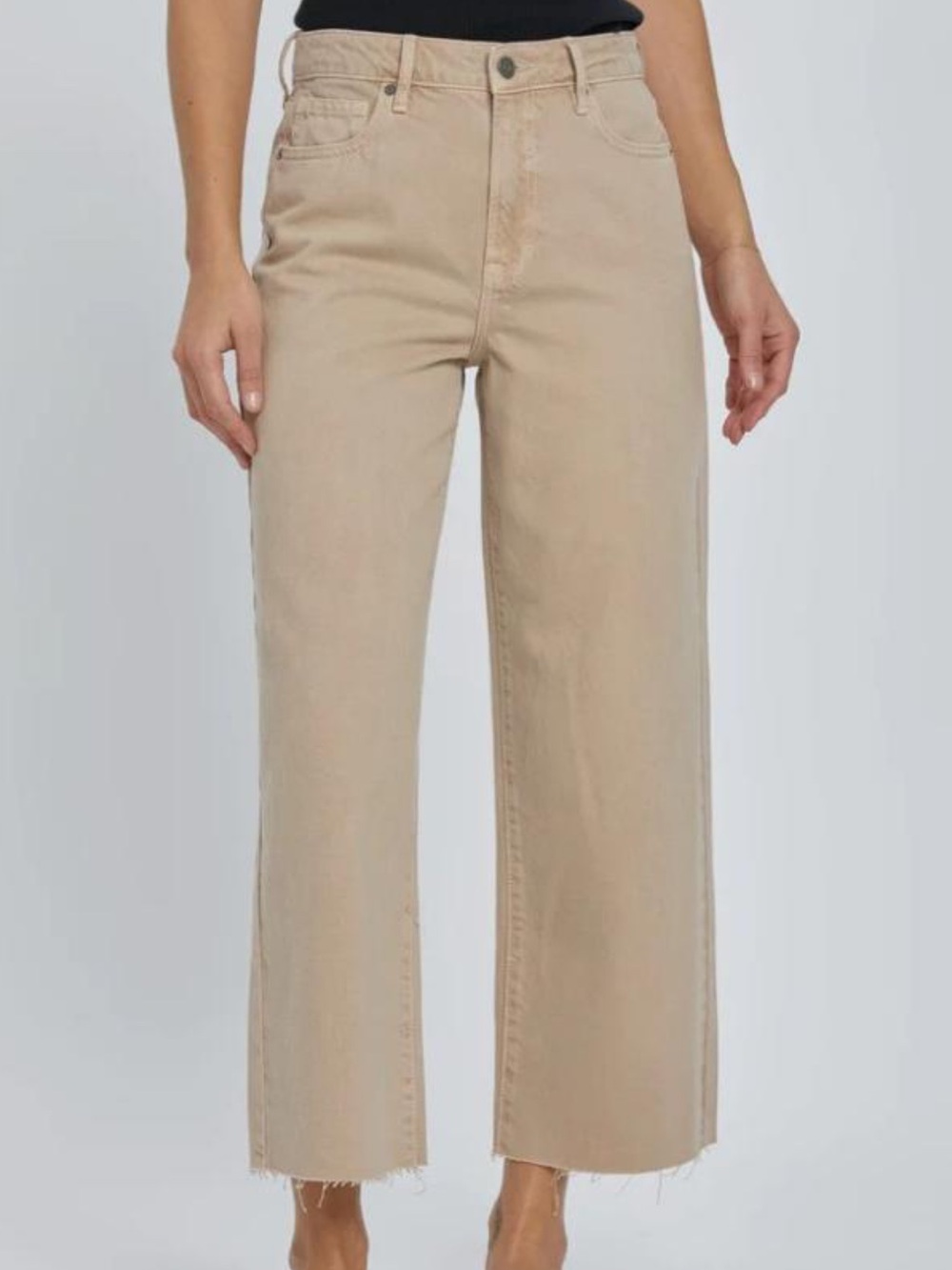 NWT Hidden Nori Khaki Cropped Wide Leg Jeans